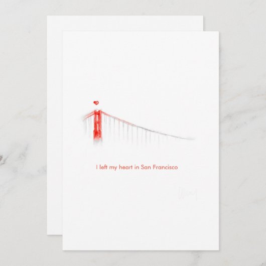 Liefde SF Feestdagenkaart (Voorkant / Achterkant)