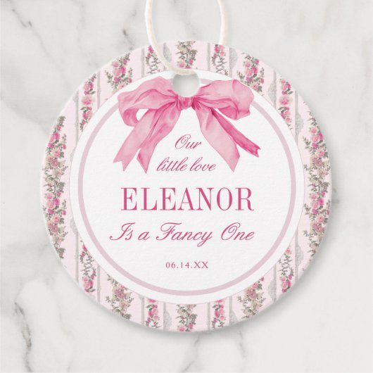 Liefde Shack  Fancy EEN Meisje Verjaardag Bedankjes Labels (Voorkant)