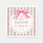 Liefde Shack  Fancy EEN Meisje Verjaardag Servet (Voorkant)