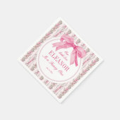 Liefde Shack  Fancy EEN Meisje Verjaardag Servet (Hoek)