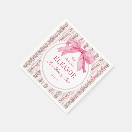 Liefde Shack  Fancy EEN Meisje Verjaardag Servet (Hoek)