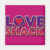 Liefde shack magneet (Voorkant)