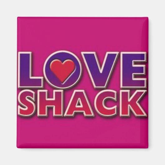 Liefde shack magneet (Voorkant)