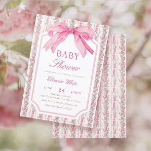 Liefde Shack Roze Meisje baby shower Kaart