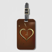 Liefde Shards of Gold Bagagelabel (Voorkant (verticaal))