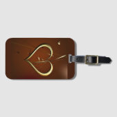 Liefde Shards of Gold Bagagelabel (Voorkant (horizontaal))