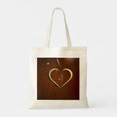 Liefde Shards of Gold Budget Canvas tas (Achterkant)