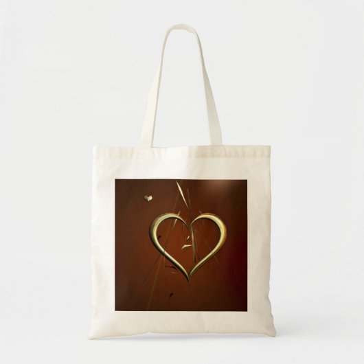 Liefde Shards of Gold Budget Canvas tas (Voorkant)