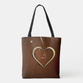 Liefde Shards of Gold Canvas tas (Achterkant)
