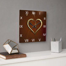 Liefde Shards of Gold Clock