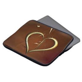Liefde Shards of Gold Electronics Bag Laptop Sleeve