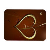 Liefde Shards of Gold Flexible Magnet Magneet (Horizontaal)