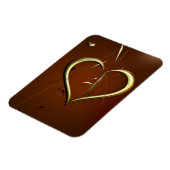 Liefde Shards of Gold Flexible Magnet Magneet (Linkerzijde)