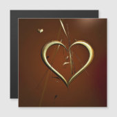 Liefde Shards of Gold Magnetic Kaart (Voorkant / Achterkant)