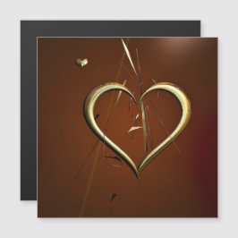 Liefde Shards of Gold Magnetic Kaart