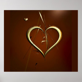 Liefde Shards of Gold Poster