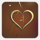 Liefde Shards of Gold Stickers (Voorkant)