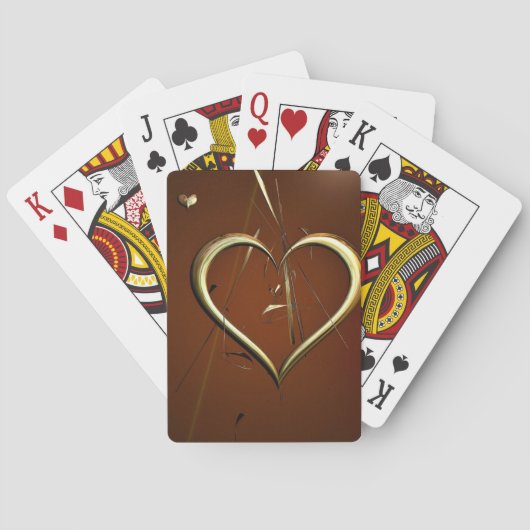 Liefde Sharks-kaarten voor gouden spellen Pokerkaarten (Achterkant)