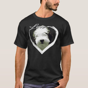 Liefde Sheepadoodle Oud Engels Sheepdog Poodle Lov T-shirt