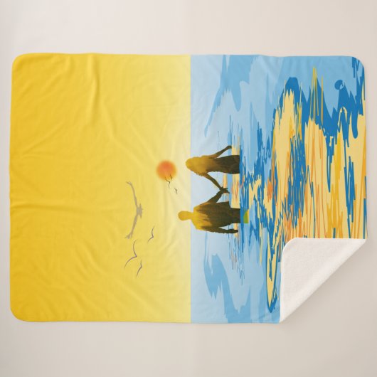 Liefde Sherpa Deken (Voorkant (horizontaal))