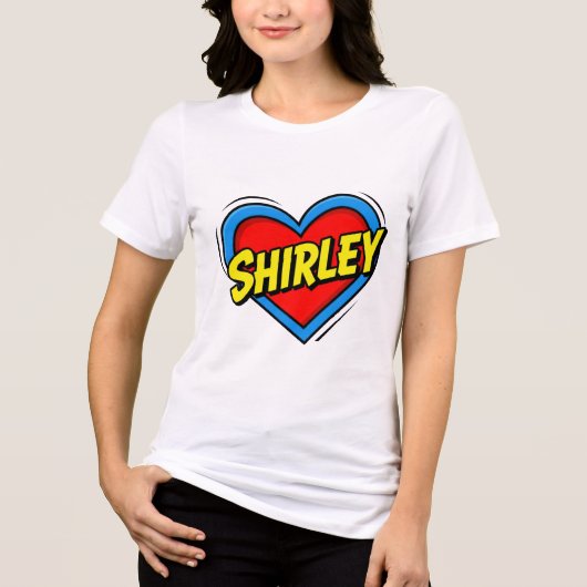 Liefde Shirley Tri-Blend Shirt (Voorkant)