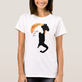 Liefde shirt, met jou voel ik me wild en vrij! Paa T-shirt
