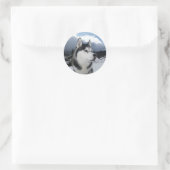 Liefde Siberische Husky Puppy Dog Groet Stickers (Tas)