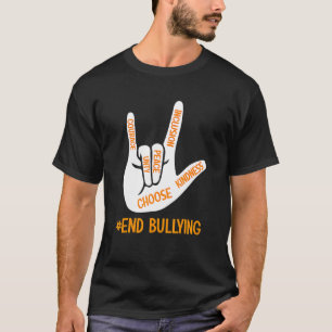 Liefde Sign Language Unity Day Oranje Kinderen 202 T-shirt