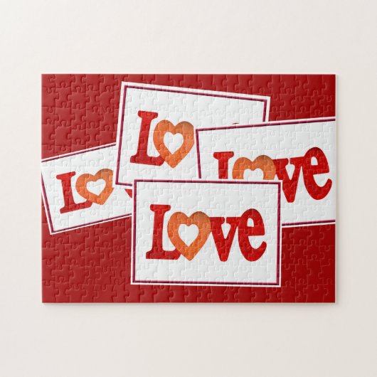 Liefde Sign Legpuzzel (Horizontaal)