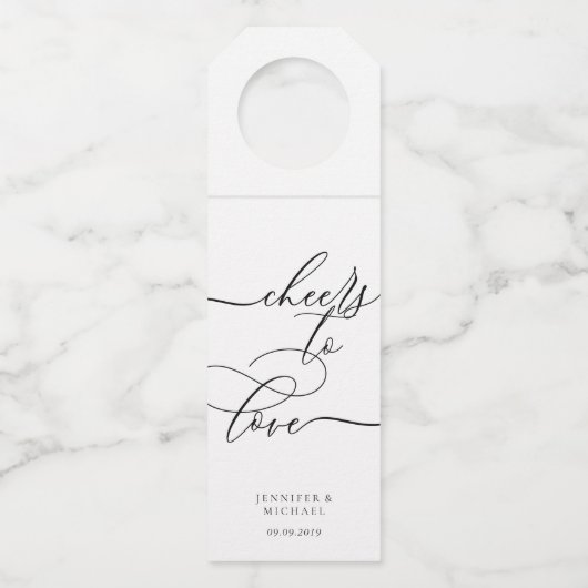 Liefde Signature Feestviering Flessenhanger (Voorkant)