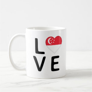Liefde - Singapore vlag Koffiemok