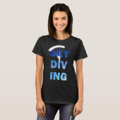 Liefde Skydiving Leuk Val Scherm Geschenk V2dk T-shirt (Voorkant volledig)
