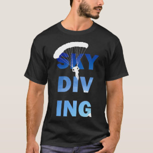 Liefde Skydiving Leuke Parachute V2dk T-shirt