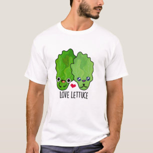 Liefde Sla Grappige Veggie Pun T-shirt