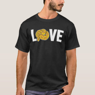 Liefde Slang Eigenaar Slang Pythonidae Banaan Bal T-shirt