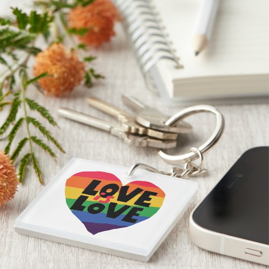 Liefde Sleutelhanger (Voorkant Rechts)