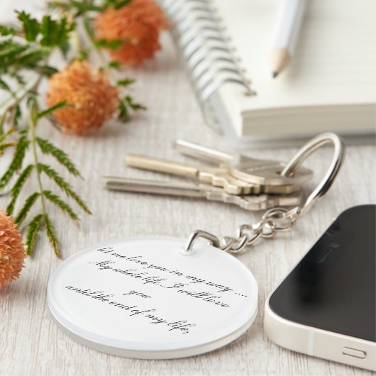 liefde sleutelhanger (Voorkant Rechts)