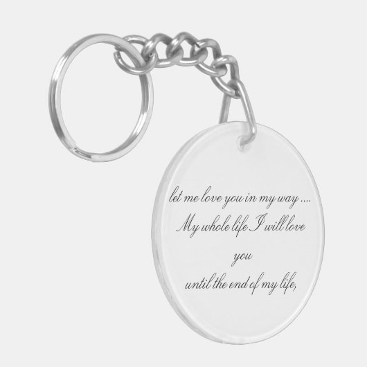 liefde sleutelhanger (Voorkant Links)