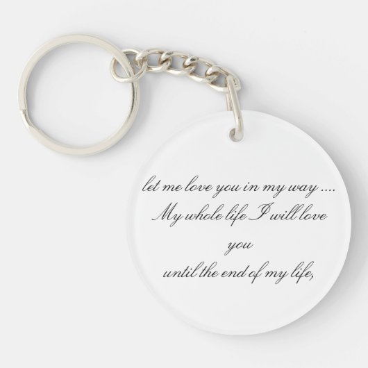 liefde sleutelhanger (Voorkant)