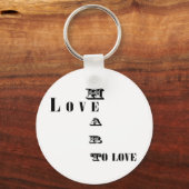 Liefde Sleutelhanger (Voorkant)