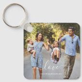 Liefde | Sleutelhanger voor foto- en tekstnamen op (Voorkant)