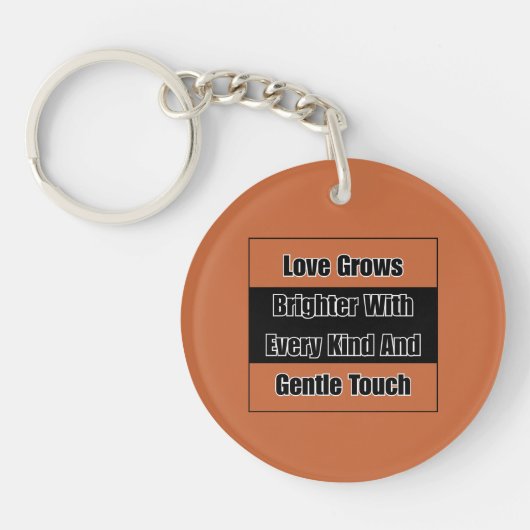 Liefde-sleutelketen Sleutelhanger (Voorkant)