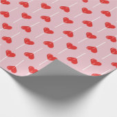 Liefde Slijmers Rood Cadeaupapier (Hoek)