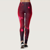 Liefde sloeg emoji harten gloeien leggings (Achterkant)