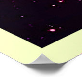 Liefde sloeg emoji harten gloeien poster (Hoek)