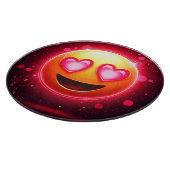 Liefde sloeg emoji harten gloeien snijplank (Hoek)