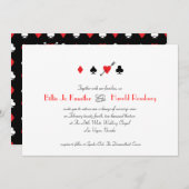 Liefde sloeg Las Vegas bruiloft uitnodiging (Voorkant / Achterkant)