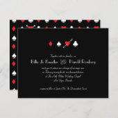 Liefde sloeg Las Vegas bruiloft uitnodiging (Voorkant / Achterkant)