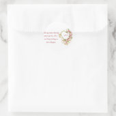 Liefde sloeg! "Neem mijn hand" Romantische QuoteSt Ronde Sticker (Tas)