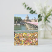 Liefde sloten briefkaart (Staand voorkant)